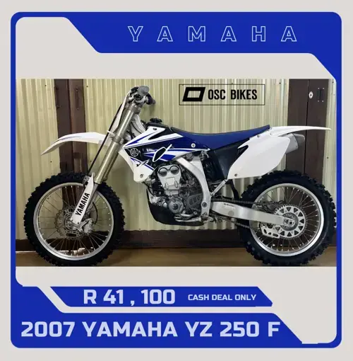 Yamaha YZ250F 2007 specs